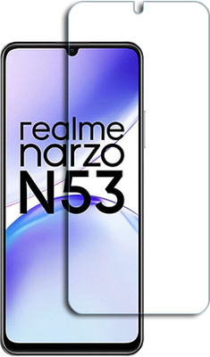 SOMTONE Tempered Glass Guard for Realme Narzo N53 FRONT(Pack of 1)