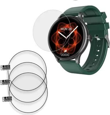 MUTAALI Tempered Glass Guard for Fire-Boltt Terra Smartwatch ( SCREEN GUARD)(Pack of 3)