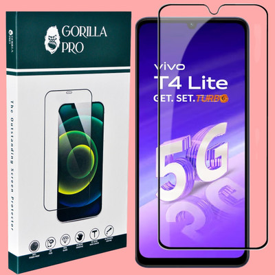 GORILLA PRO Tempered Glass Guard for Vivo-T4 Lite 5G(Pack of 1)