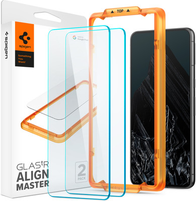 Spigen Tempered Glass Guard for Pixel 8 Pro(Pack of 2)