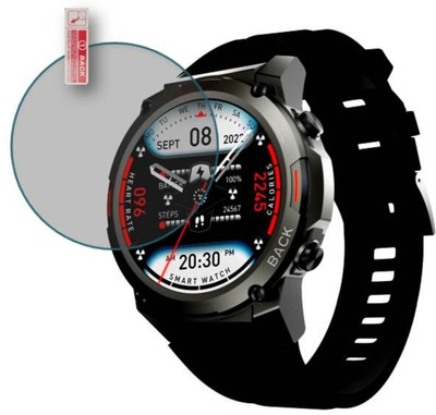 ZIDZEE Tempered Glass Guard for CROSSBEATS ARMOUR 1.43 SMART WATCH TEMPERED GLASS (P-1)(Pack of 1)