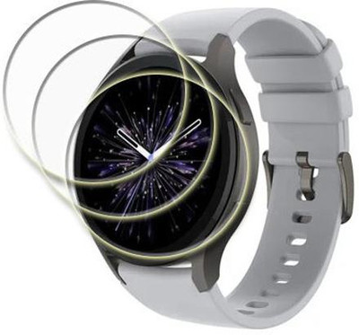 MUTAALI Tempered Glass Guard for Fire Boltt Atom smart watch(Pack of 3)