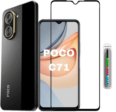 Matte Guard Tempered Glass Guard for Poco C71 Temper Glass Edge To Edge Screen Guard For Poco C71 5G Tempered Glass(Pack of 1)