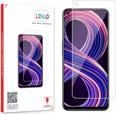 LINLO Tempered Glass Guard for Realme 8 5G/8s 5G/Narzo 30(Pack of 1)