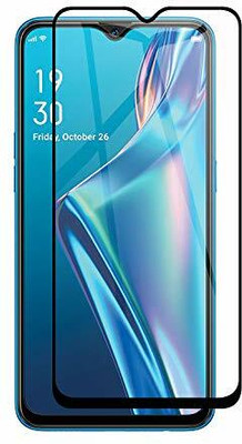 LIKEDESIGN Edge To Edge Tempered Glass for Oppo A12, Oppo A11k(Pack of 1)