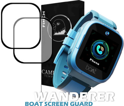 CXRTOPIL Tempered Glass Guard for BOAT WATCH WANDERER SMARTWATCH(Pack of 2)