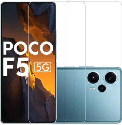 HOBBYTRONICS Tempered Glass Guard for POCO F5 5G, POCO F5, Poco F5, Poco F5 5G(Pack of 2)