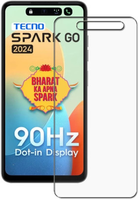 KHWABEEDA Tempered Glass Guard for TECNO SPARK GO 2024 FRONT TEMPERED GLASS(Pack of 1)