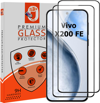 STP FEEL Tempered Glass Guard for vivo X200 FE 5G, vivo X200 FE Premium Screen Protector Guard with Easy Installation Kit(Pack of 2)