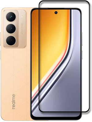 welldesign Edge To Edge Tempered Glass for RealMe P3x 5G(Pack of 1)