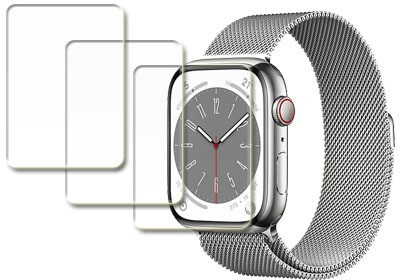 MUTAALI Tempered Glass Guard for M-WP3-Apple Watch Series 8(Pack of 3)