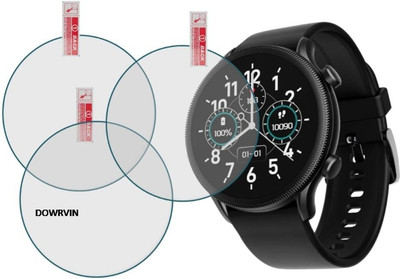 DOWRVIN Tempered Glass Guard for BOAT LUNAR SPACE PLUS SMART WATCH (PACK OF 3)(Pack of 3)