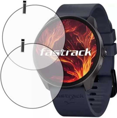 ZIDZEE Tempered Glass Guard for FASTRACK FR1 PRO SMART WATCH SCREEN GUARD (P-2)(Pack of 2)