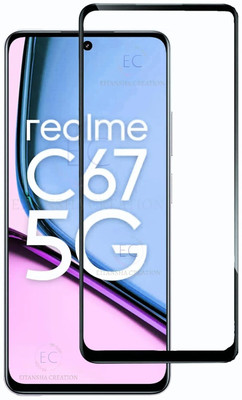 GORILLA PRO Tempered Glass Guard for ; Realme C67-5G(Pack of 1)