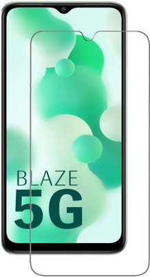 DMJHP Tempered Glass Guard for Lava Blaze 5G(Pack of 1)