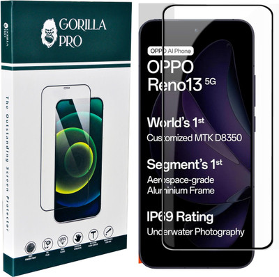 GORILLA PRO Edge To Edge Tempered Glass for OPPO-Reno 13 5G(Pack of 1)