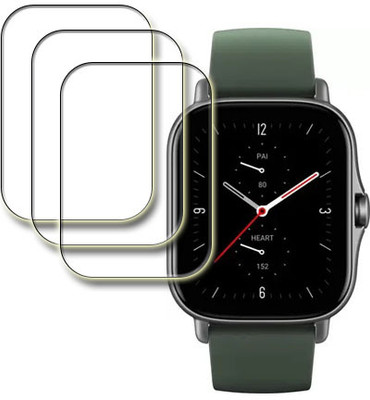 MUTAALI Tempered Glass Guard for Amazfit GTS 2e smart watch(Pack of 3)