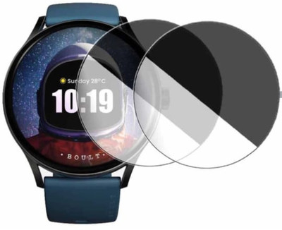 ZIDZEE Tempered Glass Guard for BOULT FORGE( R) SMART WATCH TEMPERED GLASS (PACK OF 2)(Pack of 2)