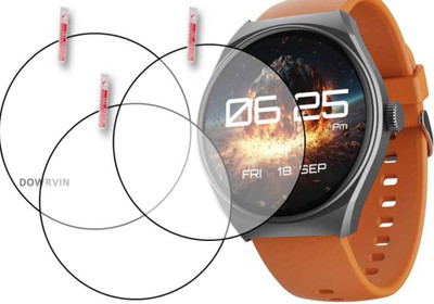 DB Tempered Glass Guard for BOAT NEWLY LUACHED LUNAR COMED SMART WATCH SCREEN GUARD (PACK OF 3)(Pack of 3)