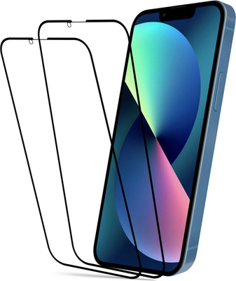 CZARTECH Tempered Glass Guard for Apple iPhone 13 Pro Max, 14 plus(Pack of 2)