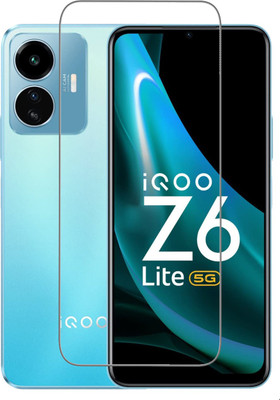 AKSHUD Tempered Glass Guard for iQOO Z6 Lite 5G(Pack of 1)