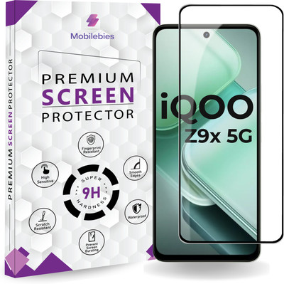 Mobilebies Tempered Glass Guard for IQOO Z9X 5G OG Premium Screen Protector(Pack of 1)