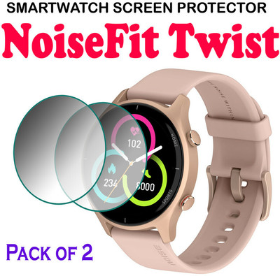 YCHROZE Tempered Glass Guard for NoiseFit Twist(Pack of 2)