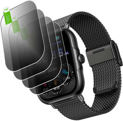 DB Tempered Glass Guard for pTRON REFLECT CALLZ 1.85 WATCH SCREEN GUARD (PACK OF 4)(Pack of 4)