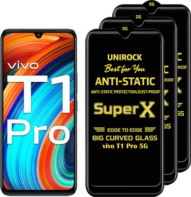 Unirock Tempered Glass Guard for vivo T1 Pro 5G(Pack of 3)