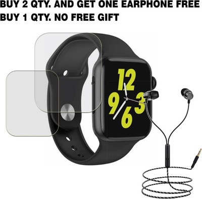 SOMTONE Tempered Glass Guard for MOBVOI TicWatch C2 SMART WATCH BUY 2 QTY AND GET ONE EARPHONE FREE(Pack of 1)