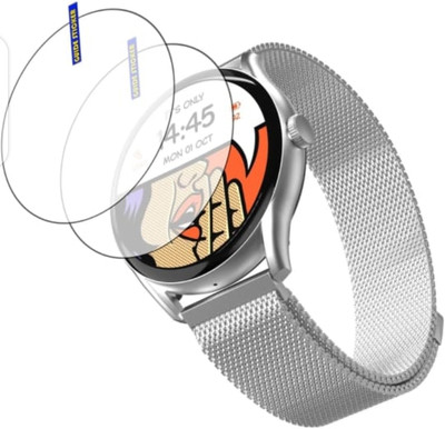 AHWAVEEDA Tempered Glass Guard for FITSHORT ASTER SMART WATCH TEMPERED GLASS (PACK OF 2)(Pack of 2)