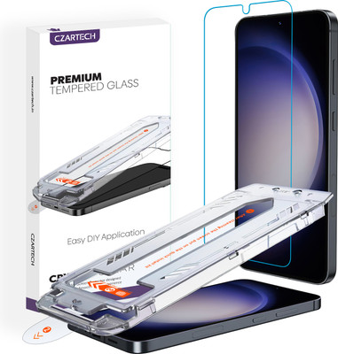 CZARTECH Tempered Glass Guard for SAMSUNG Galaxy S23 Plus 5G, Quick Fix Glass(Pack of 1)