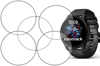 DOWRVIN Tempered Glass Guard for FASTRACK OPTIMUS 1.43 SMART WATCH (PACK Of 5)(Pack of 5)