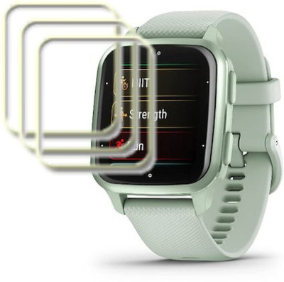 MUTAALI Tempered Glass Guard for Garmin Venu Sq 2 smart watch(Pack of 3)
