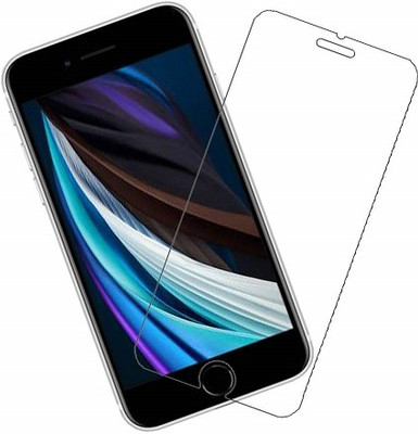 NIMMIKA ENTERPRISES Tempered Glass Guard for Apple iPhone SE 2020(Superior protection | High-quality material | Clear and smooth surface | Thin and lightweight)(Pack of 1)