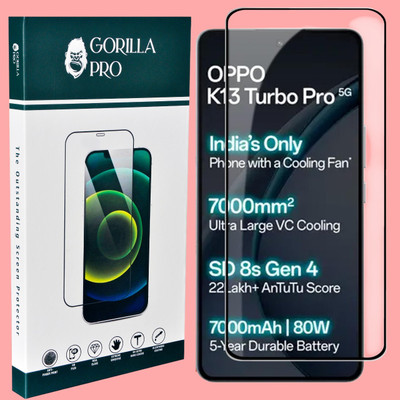 GORILLA PRO Tempered Glass Guard for OPPO K13 Turbo Pro 5G, OP K13 Turbo Pro 5G(Pack of 1)