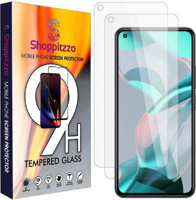 Shoppitzzo Tempered Glass Guard for Reame GT,GT Master edition,X7 Max/*Prism Series*(3D-HD)/Complete plain-Without black borders/9H(Pack of 2)