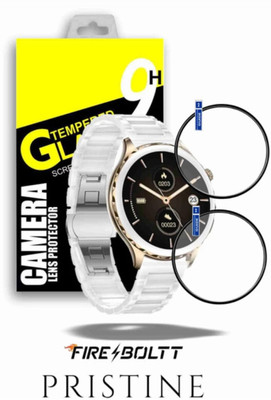 DOWRVIN Tempered Glass Guard for Fire- Boltt PRISTINE smart watch tempered glass (pack of 2)(Pack of 2)