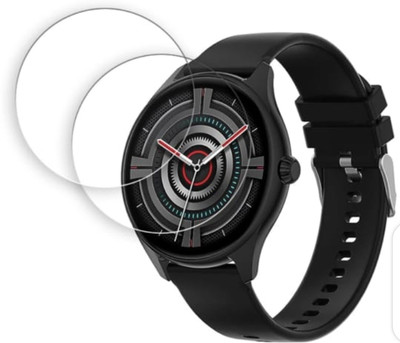 DOWRVIN Tempered Glass Guard for FIRE -BOLTT PHOENIX 1.43 SMART WATCH TEMPERED GLASS (PACK OF 2)(Pack of 2)