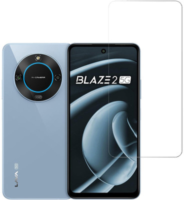 KARTRAY Edge To Edge Tempered Glass for Lava Blaze 2 5G(Pack of 1)