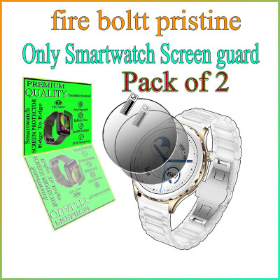 daffin Tempered Glass Guard for Fire-Boltt Pristine(Pack of 2)