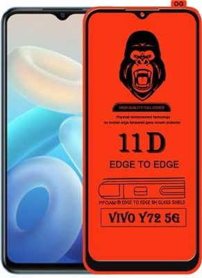 Corning Gorilla Tempered Glass Guard for VIVO Y72 5G(Pack of 1)