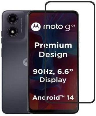 DSCASE Edge To Edge Tempered Glass for Motorola G84 5G, Moto G84 5G(Pack of 1)