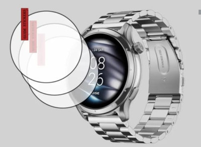 KHWABEEDA Tempered Glass Guard for NOISEFIT METTLE SMART WATCH TEMPERED GLASS (PACK OF 3)(Pack of 3)