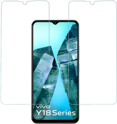KARTRAY Tempered Glass Guard for Vivo Y18(Pack of 2)