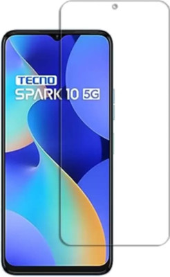 KHWABEEDA Tempered Glass Guard for TECNO SPARK 10 5G FRONT TEMPERED GLASS(Pack of 1)