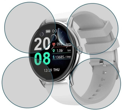 DB Tempered Glass Guard for FIRE-BOLTT HURRICANE SMART WATCH TEMPERED GLASS (PACK OF 4)(Pack of 4)