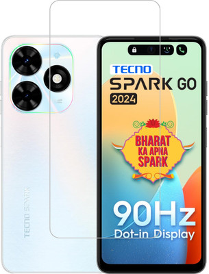 ojucase Tempered Glass Guard for TECNO Spark Go 2024(Pack of 1)