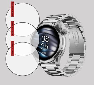 KHWABEEDA Tempered Glass Guard for NOISEFIT METTLE SMART WATCH (PACK OF 3)(Pack of 3)