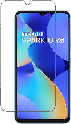 INFINITYWORLD Tempered Glass Guard for Tecno Spark 10 5G(Pack of 1)